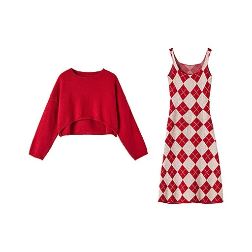 Dme Красный Женские Комплекты с юбкой