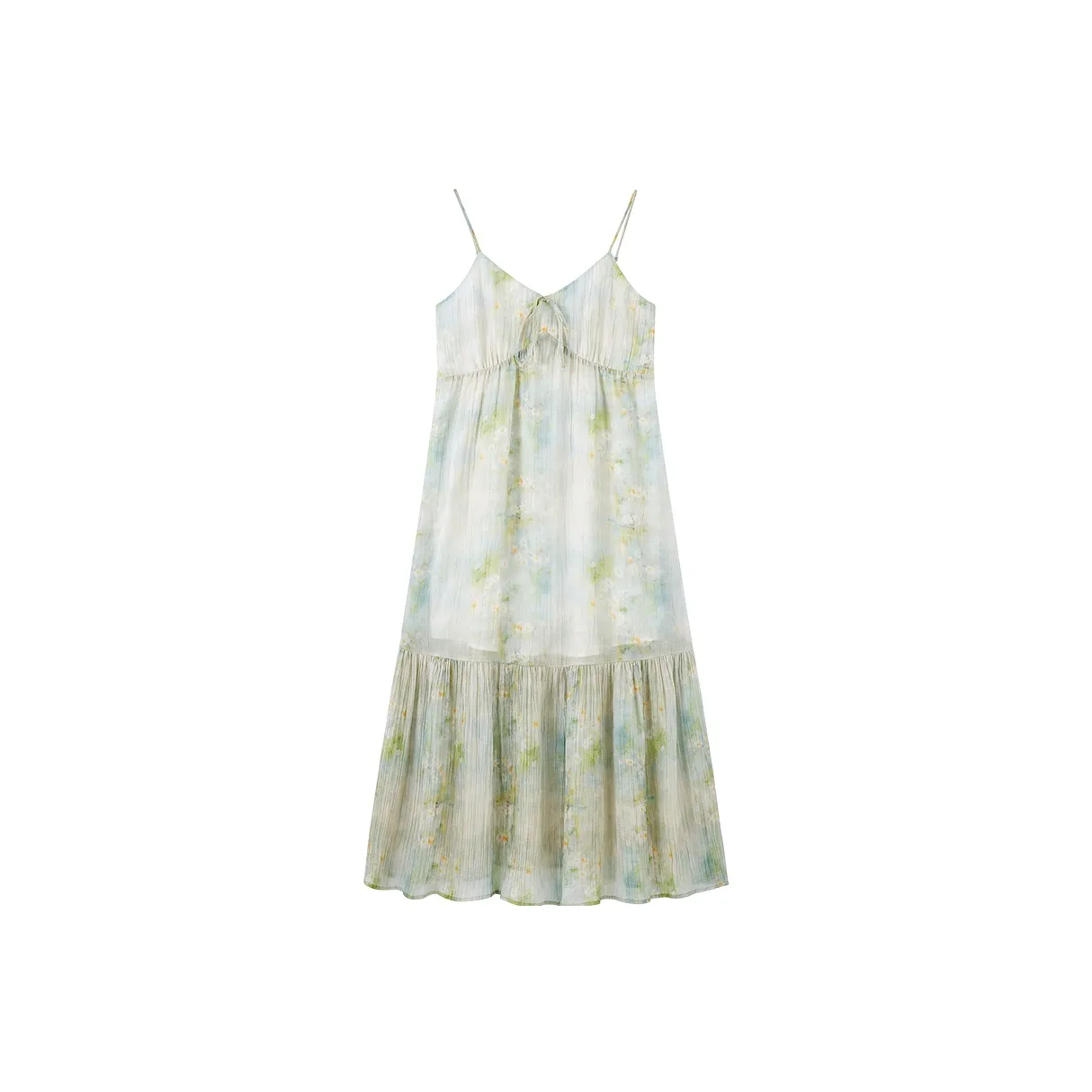 LEDIN Юбка Платье Женское Матовое Мятно-Зеленый