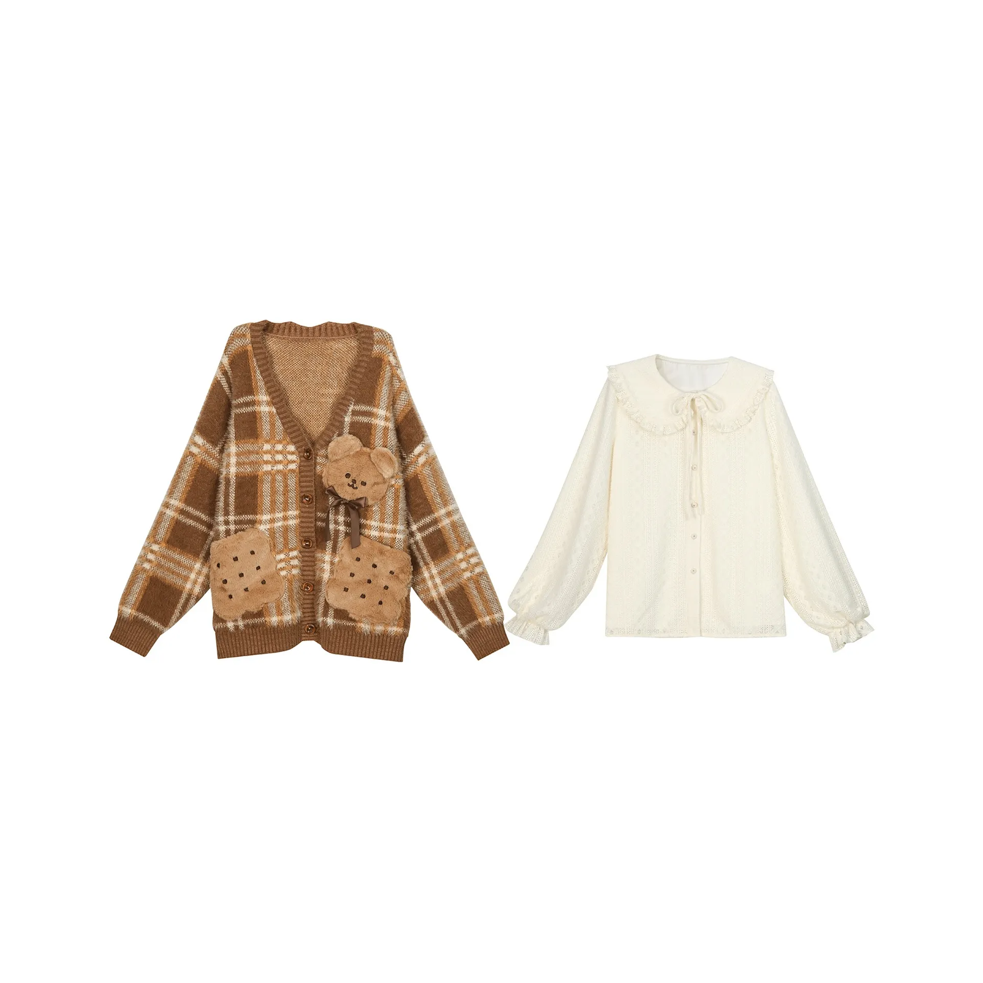 SNBL Casual Suits Women's Sweater+Shirt
