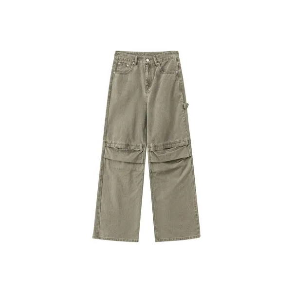 NO ONE ELSE Jeans Unisex Mustard Green