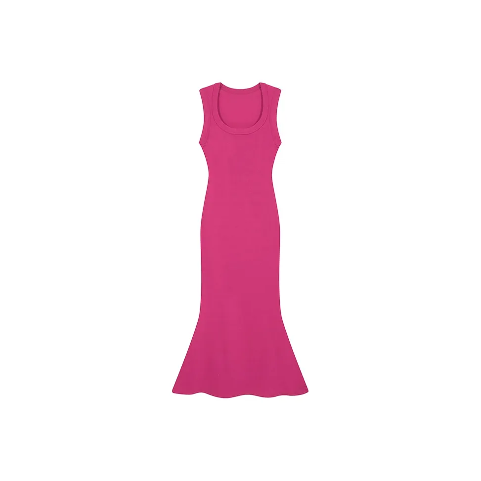 ABBY GODDESS Без рукавов Платье Женское Розовое