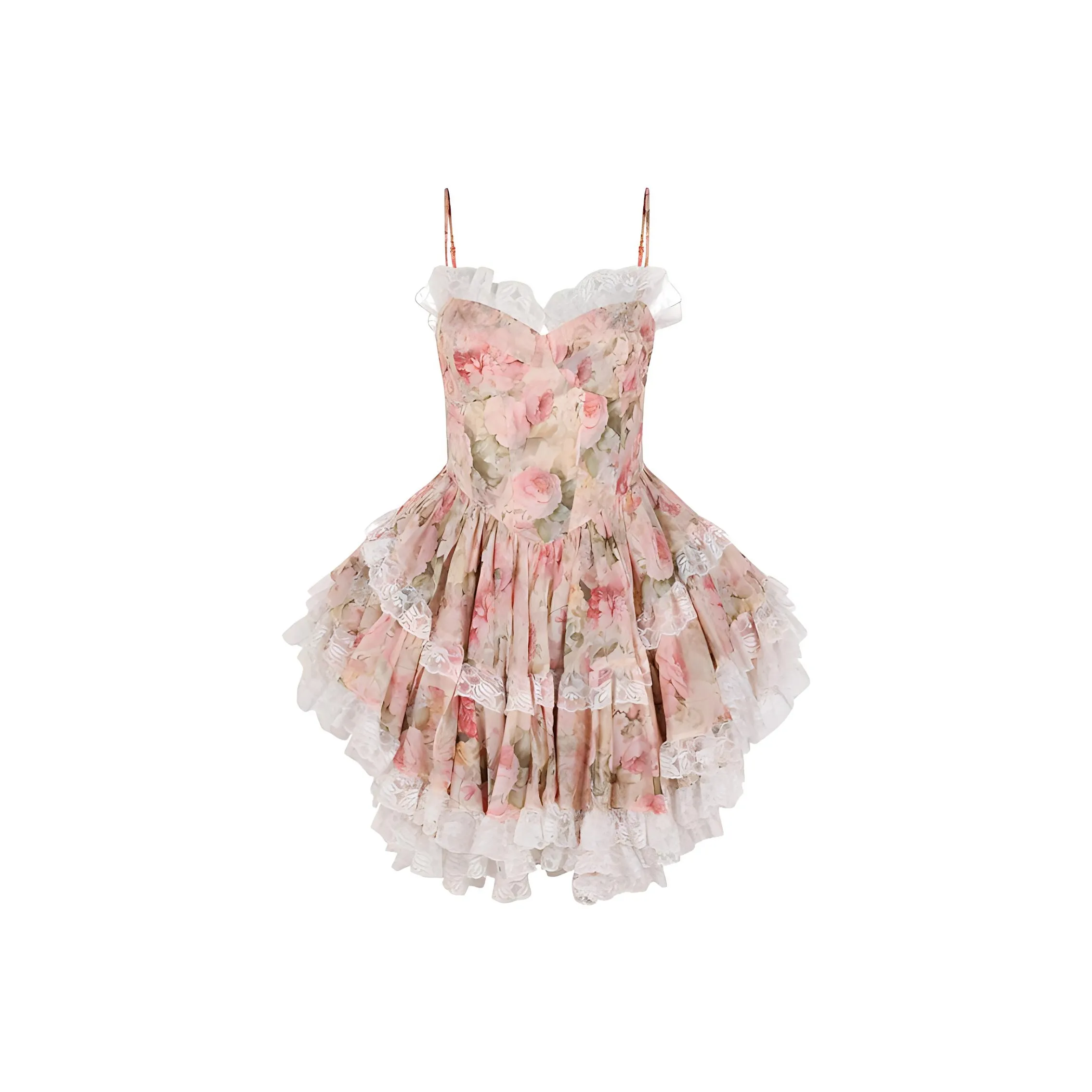 Selkie Collection FW24 Slip Dress Women's Rose Garden In Memory Print