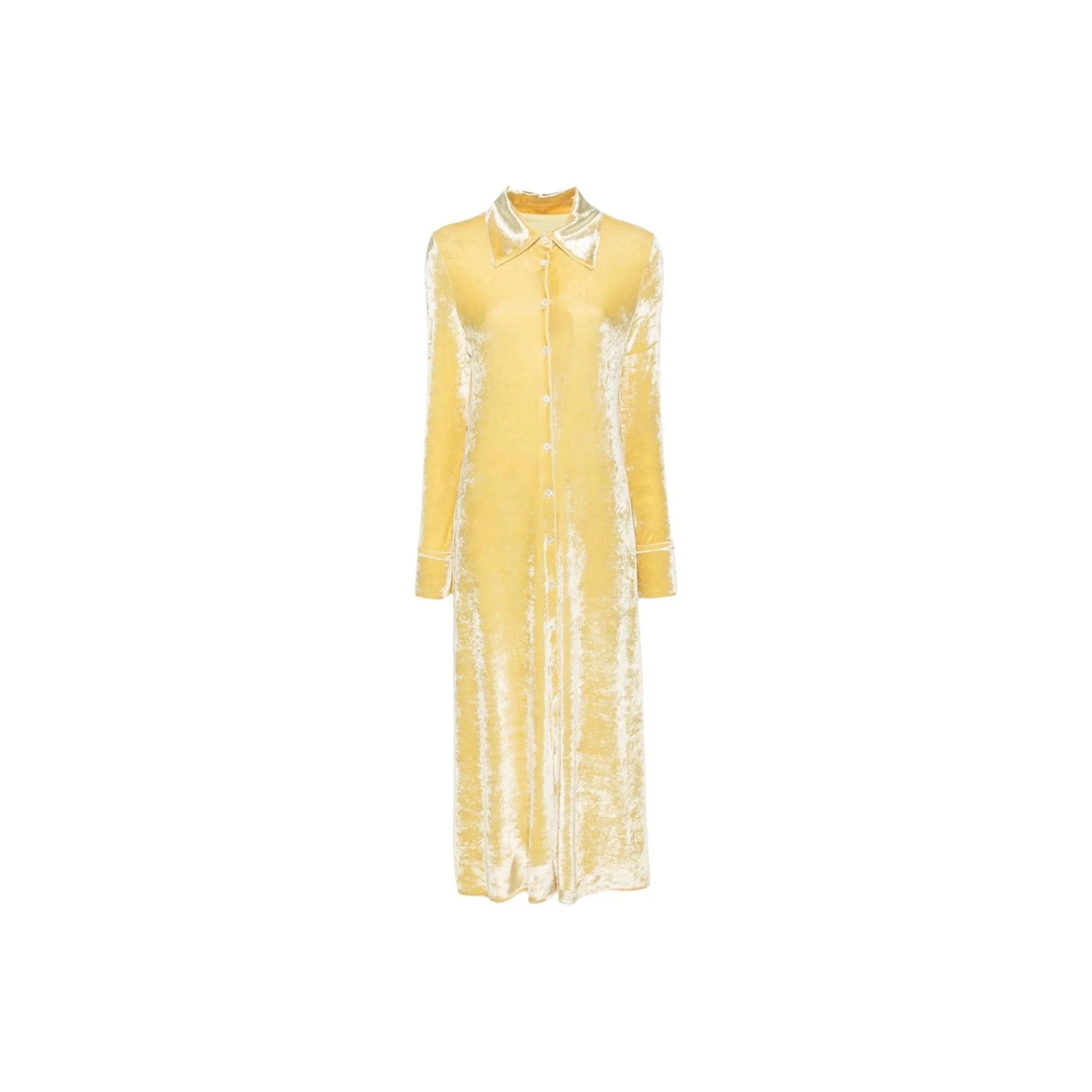 JIL SANDER Velvet Shirt Dress