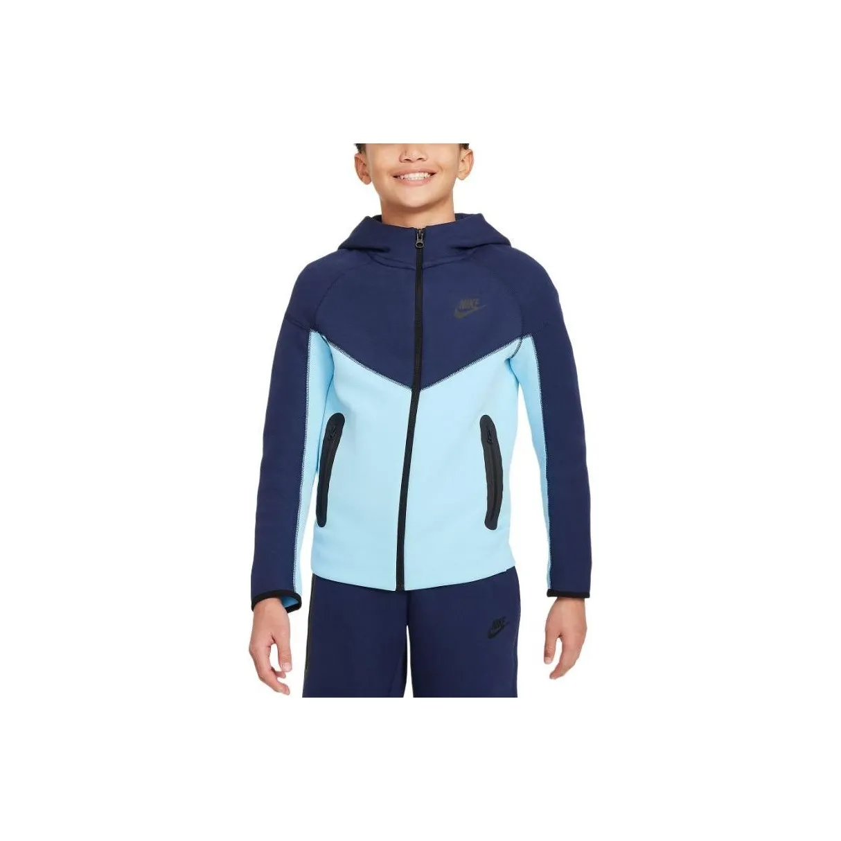 Nike Куртки и пальто Детская одежда Full Zip Hoodie Синий Детский