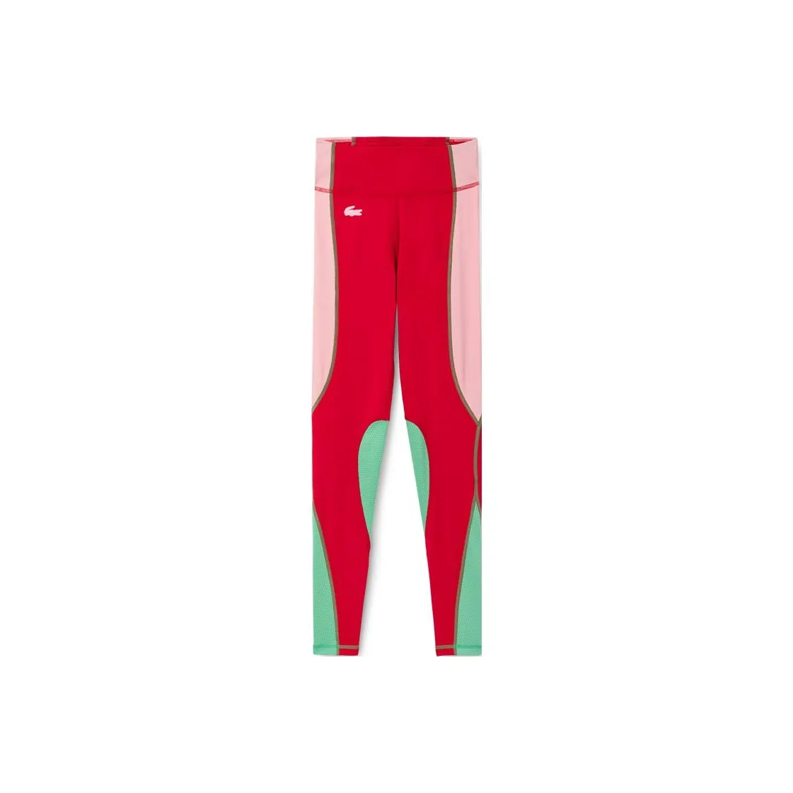 LACOSTE Sports Pants Women's Red Pink Green Multicolor