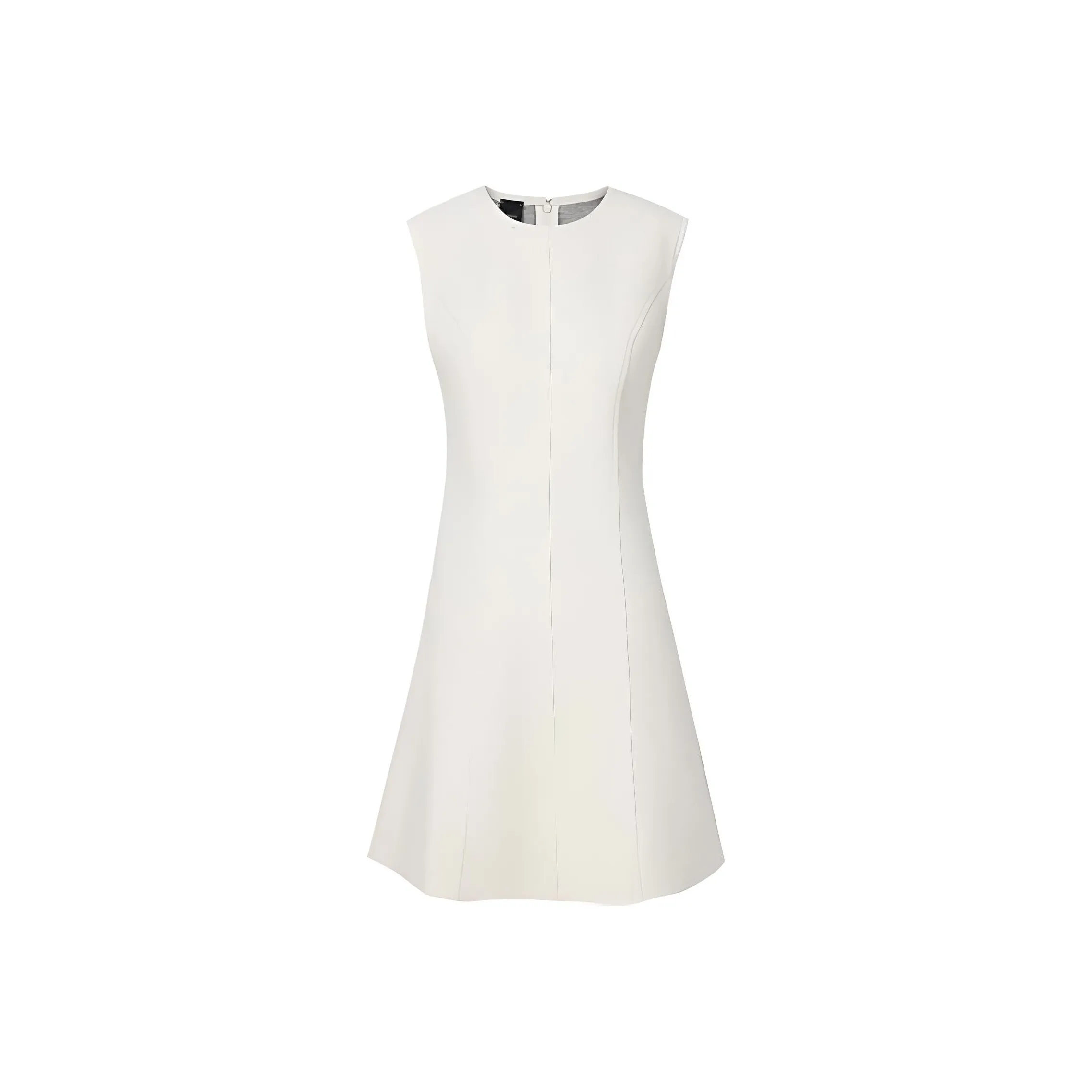 PINKO FW24 Sleeveless Dress Women's Ecru PINKO FW24 Без рукавов Платье Женское Экрю
