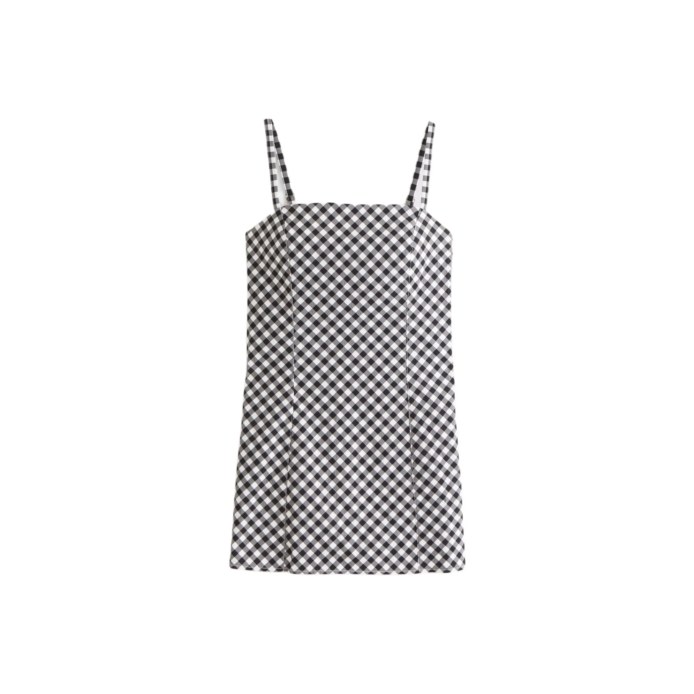 Abercrombie＆Fitch Slip Dress Women's Black Pattern