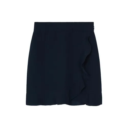 CLUB MONACO Морской синий Женские Повседневные короткие юбки