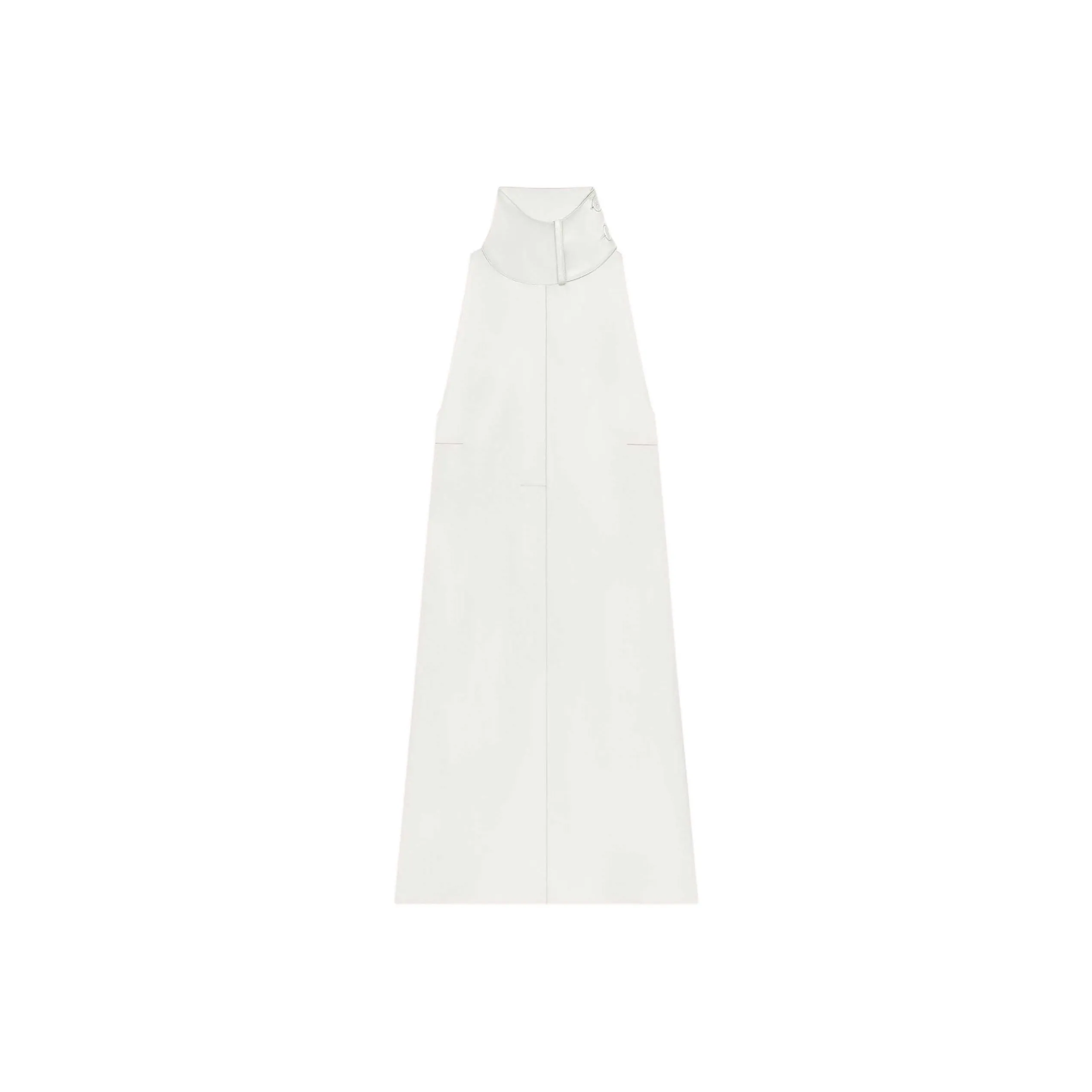 COURREGES Sleeveless Dresses Women's Natural Beige/Natural Beige
