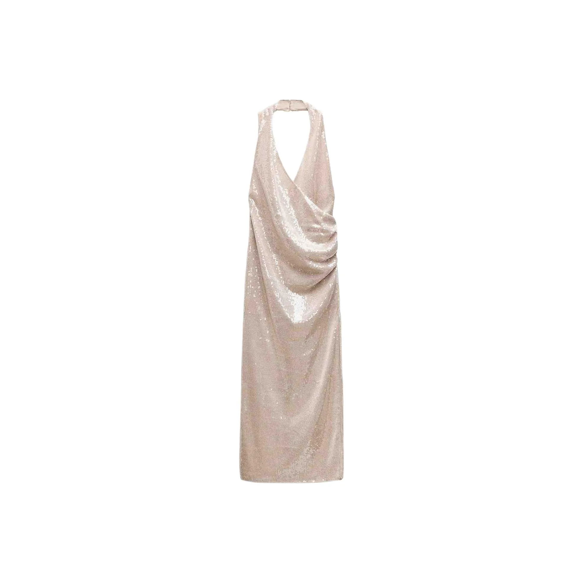 ZARA Sleeveless Dress Women's Pink