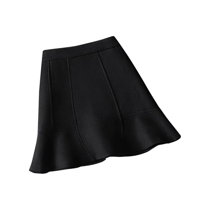 Cypress House Повседневные короткие юбки Женские Черный