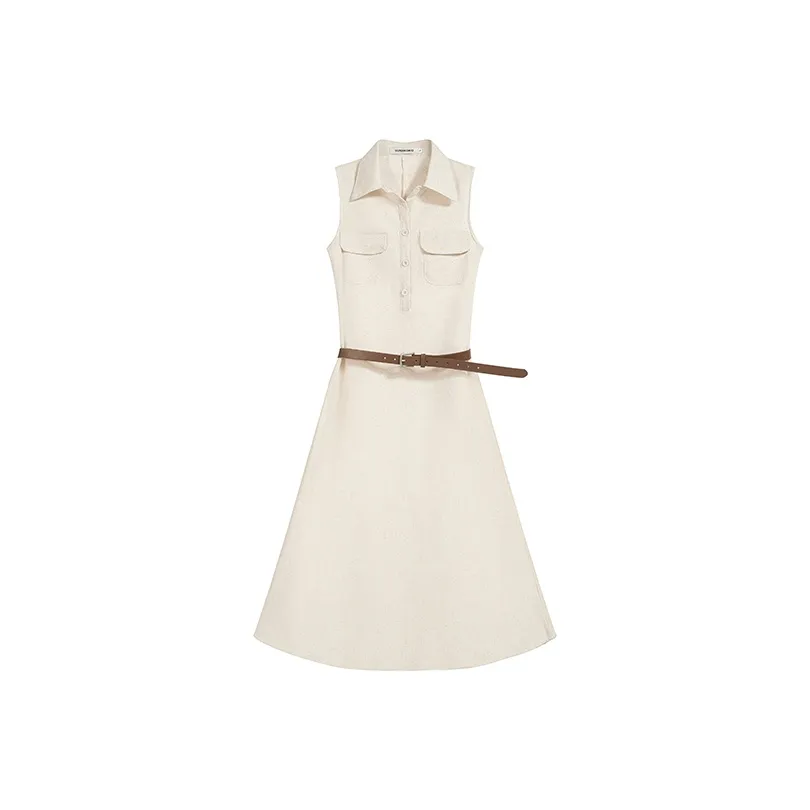 ABBY GODDESS Без рукавов Платье Женское Белое