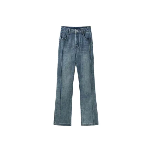 Small grains Blue Женские Джинсы