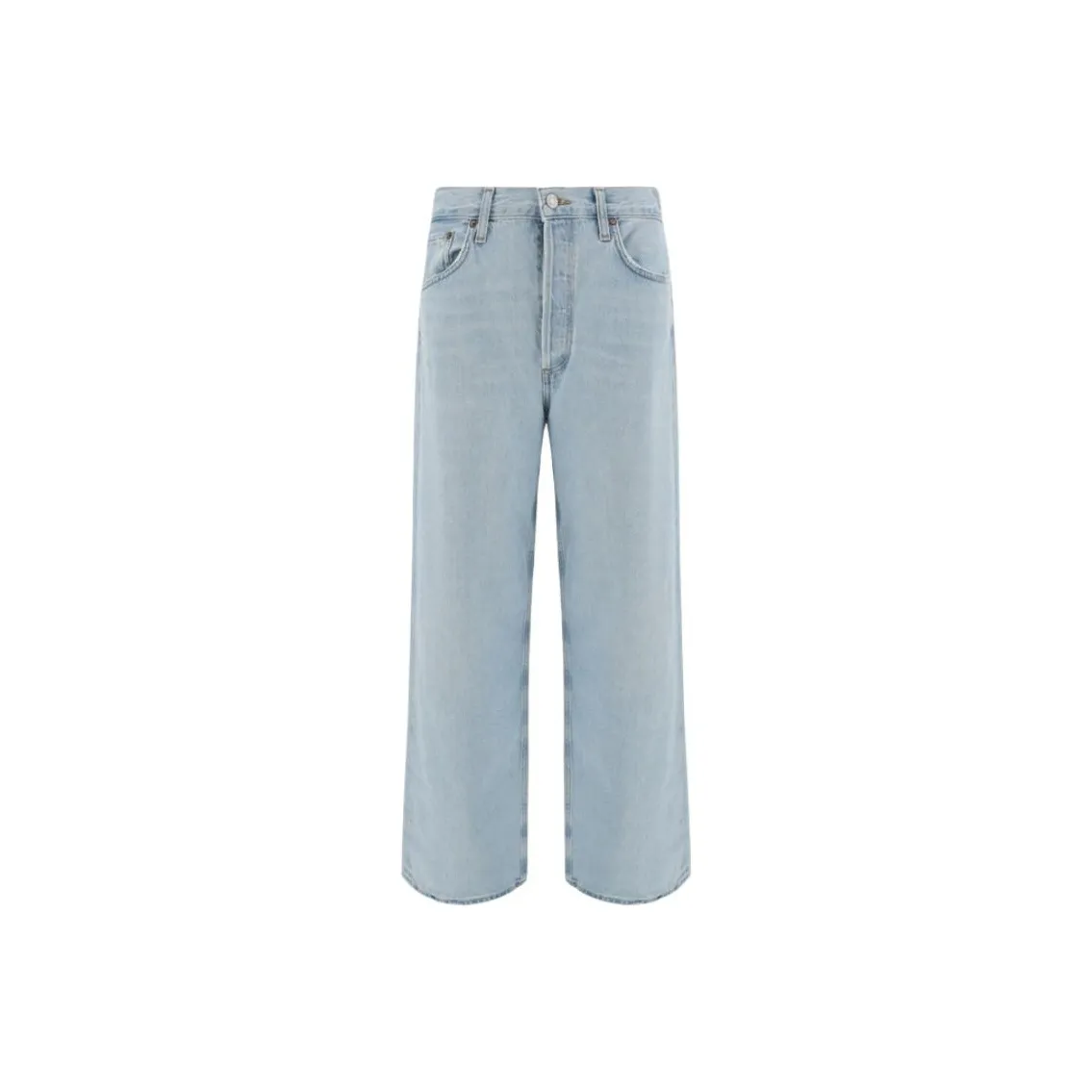 AGOLDE Criss Cross Straight Leg Jeans