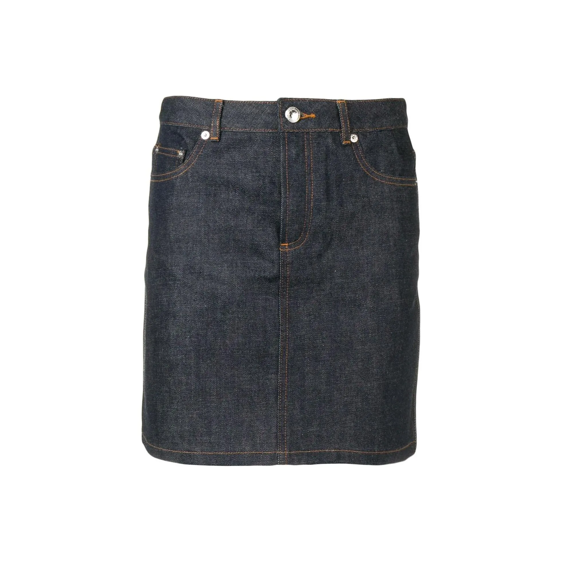 A.P.C High Waist Mini Denim Skirt