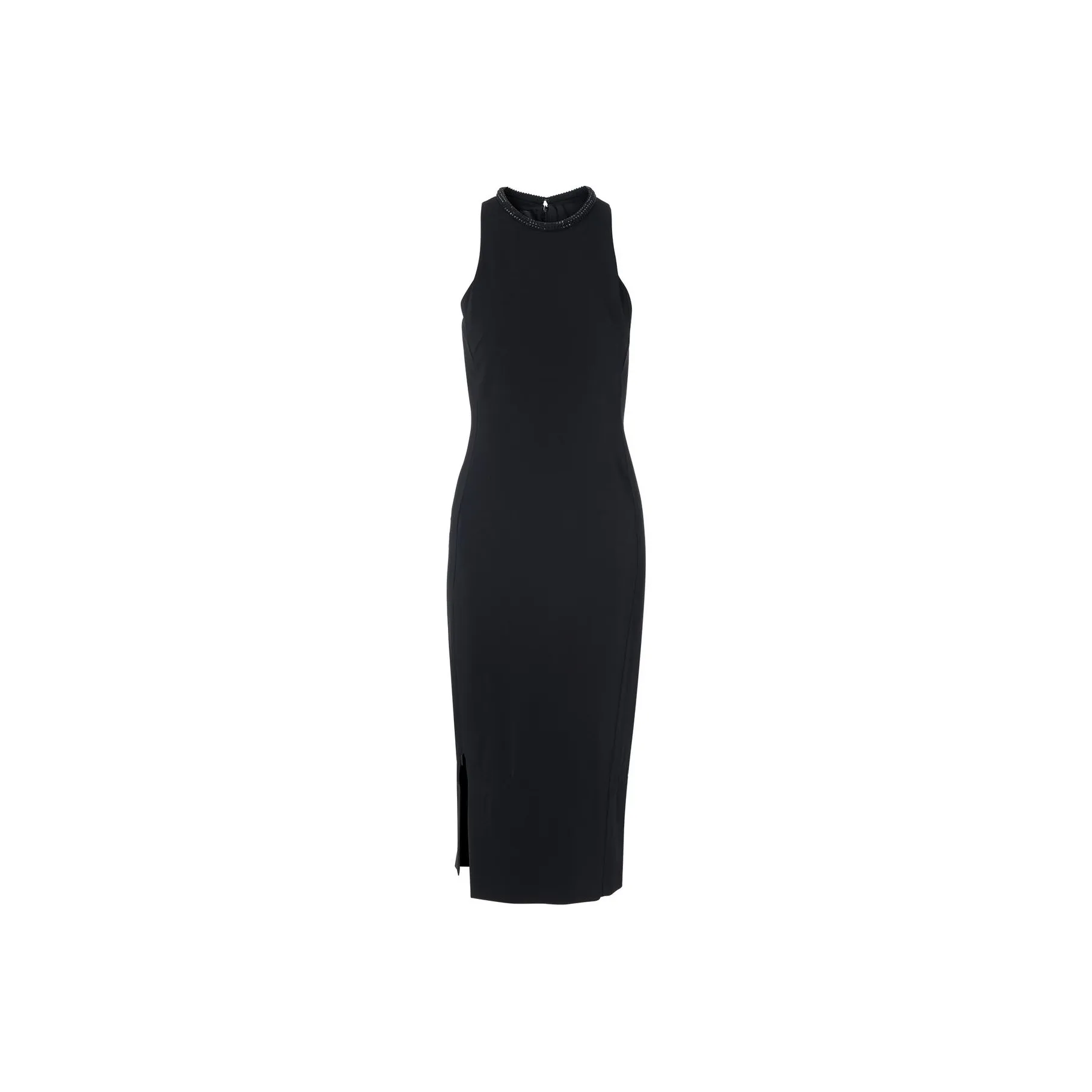 PINKO Embellished Neckline Sheath Dress