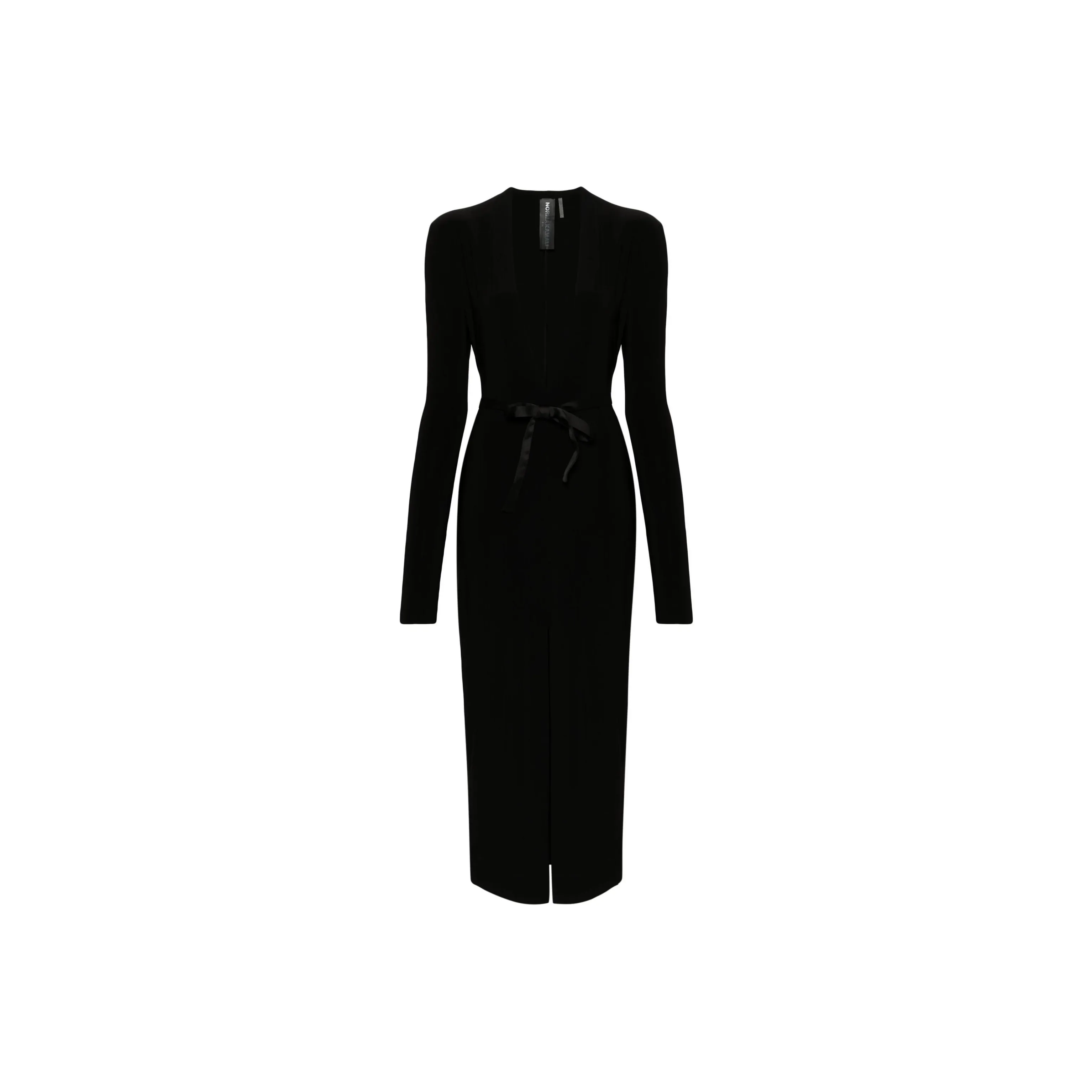 NORMA KAMALI Long Sleeved Dress Women's Black