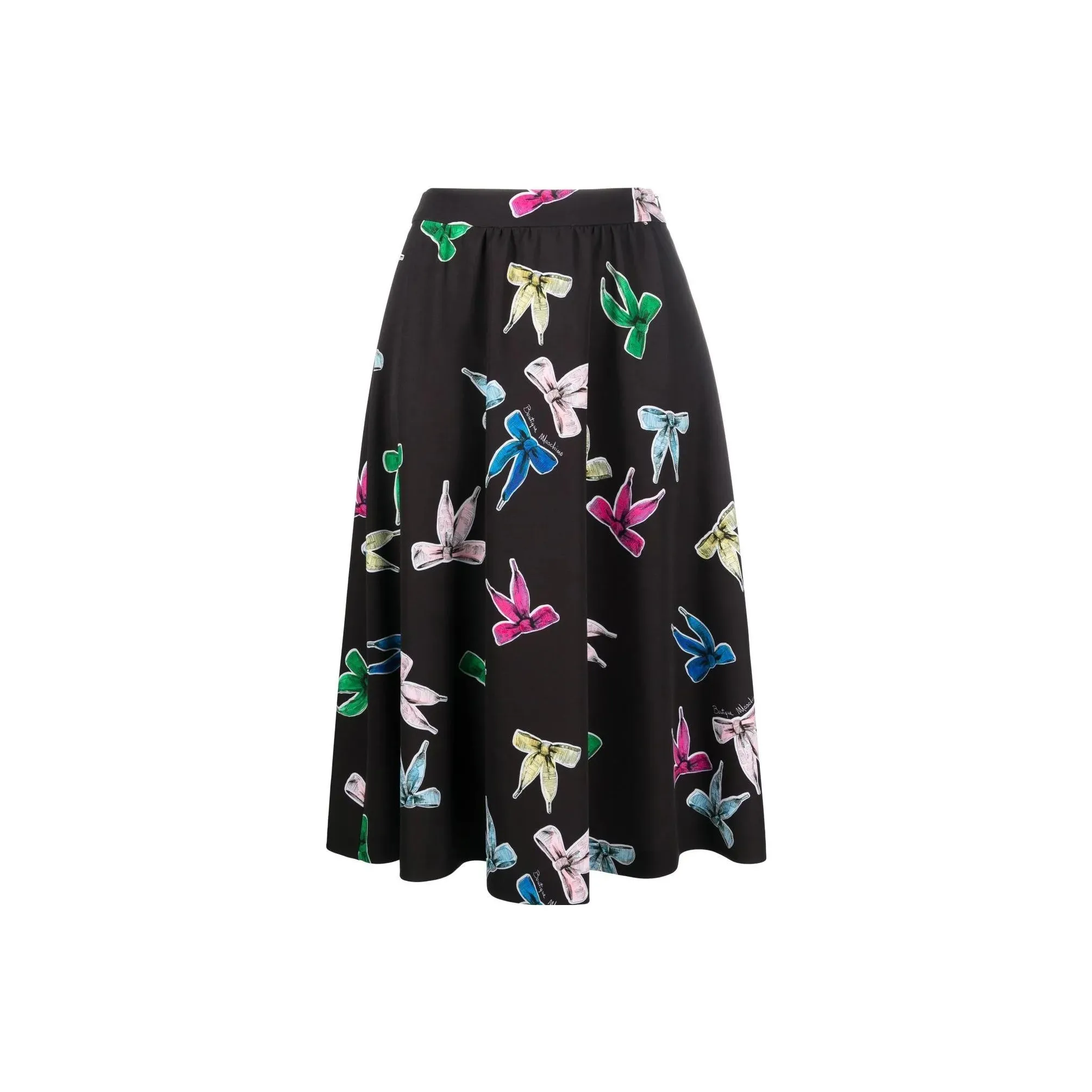 MOSCHINO Черные Женские Повседневные Длинные Юбки