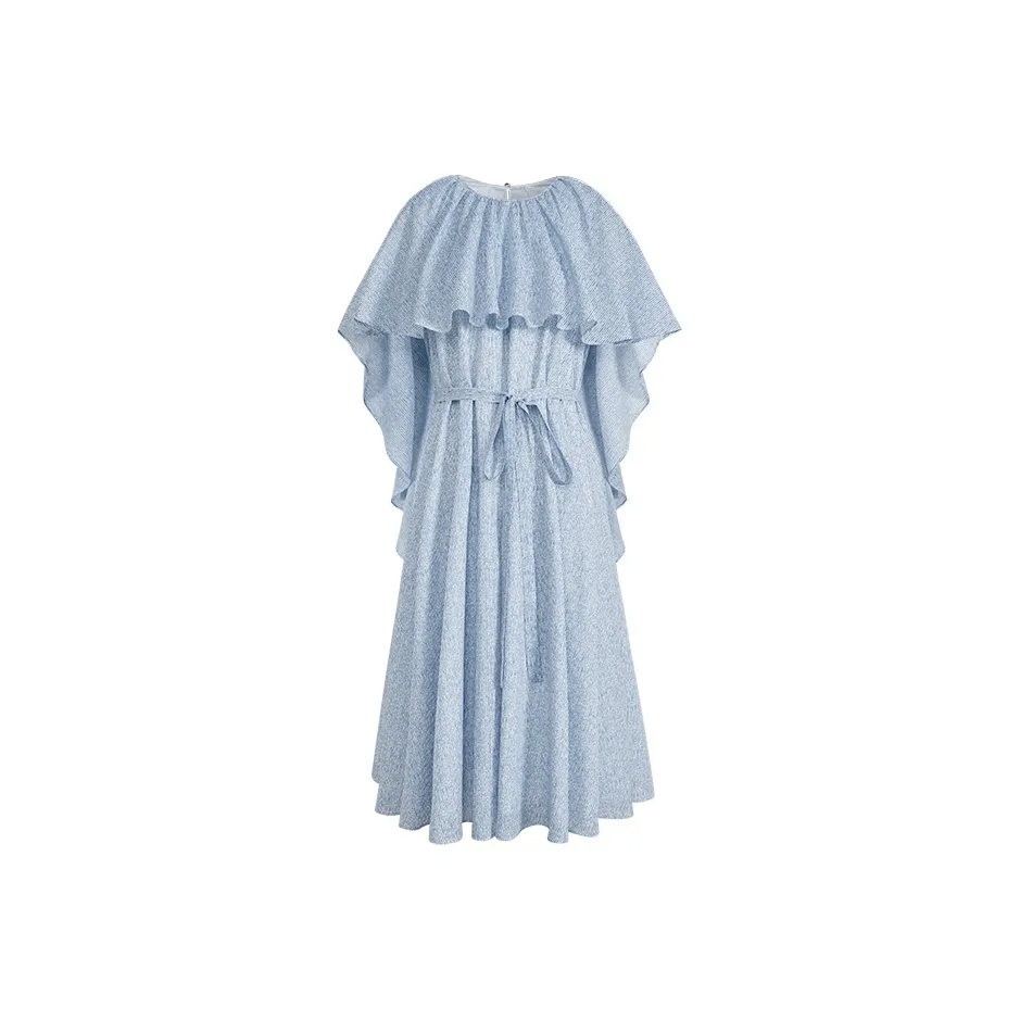 KUOSE Sleeveless Dress Women's Light Blue