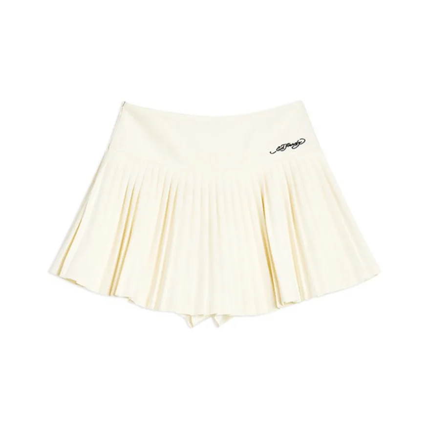 Ed Hardy SS24 Повседневные короткие юбки Женские Айвори Белый