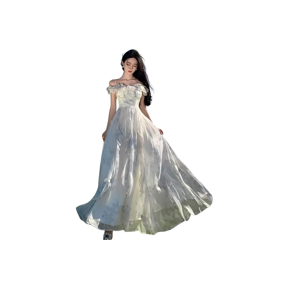 CHARM GLOW Без рукавов Платье Женское Цветочное Цвет