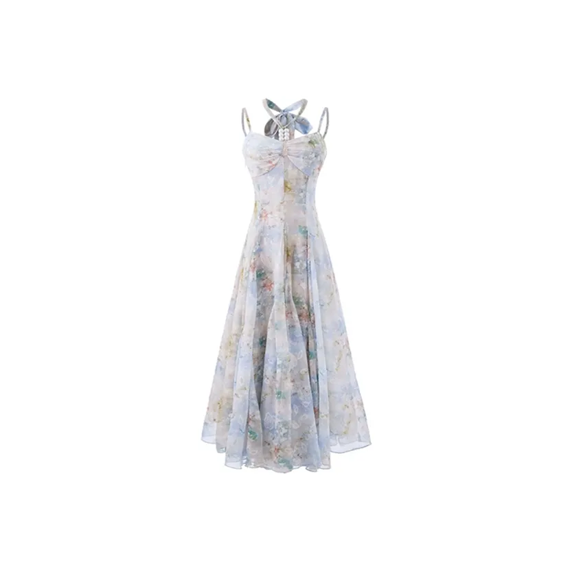 COVT Slip Dresses Women's Blue