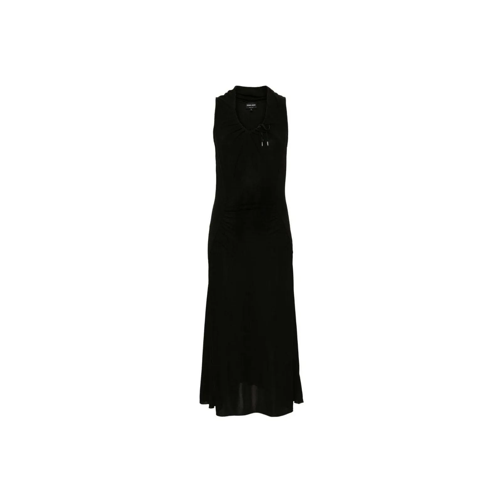 GIORGIO ARMANI Asv Crêpe feel Viscose jersey Midi Dress