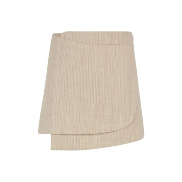 FENDI Бежевые Женские Повседневные Короткие Юбки