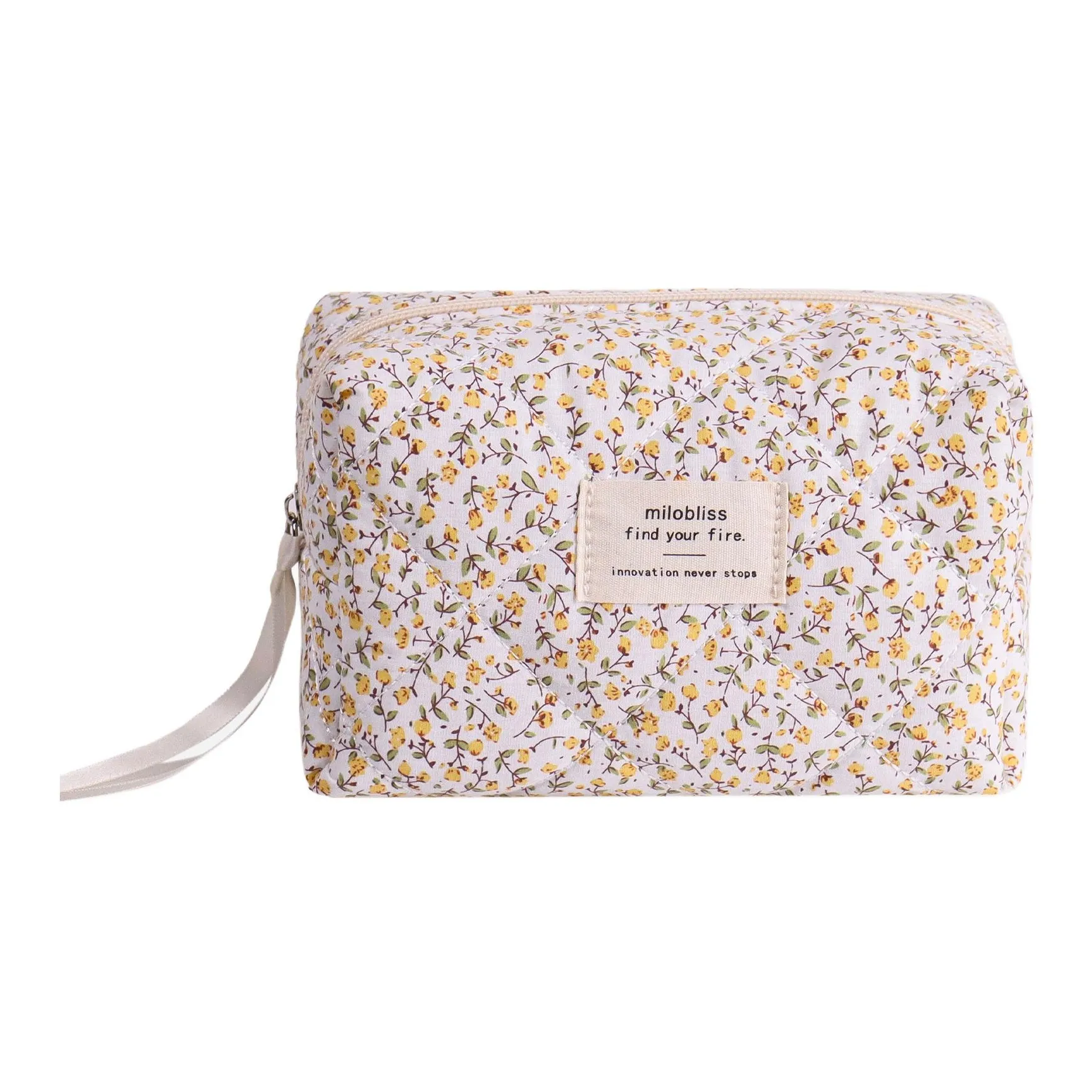 MILO BLISS Лоскутное шитье Little Вишневый цветок Подушка Косметика Мешок для хранения Портативный