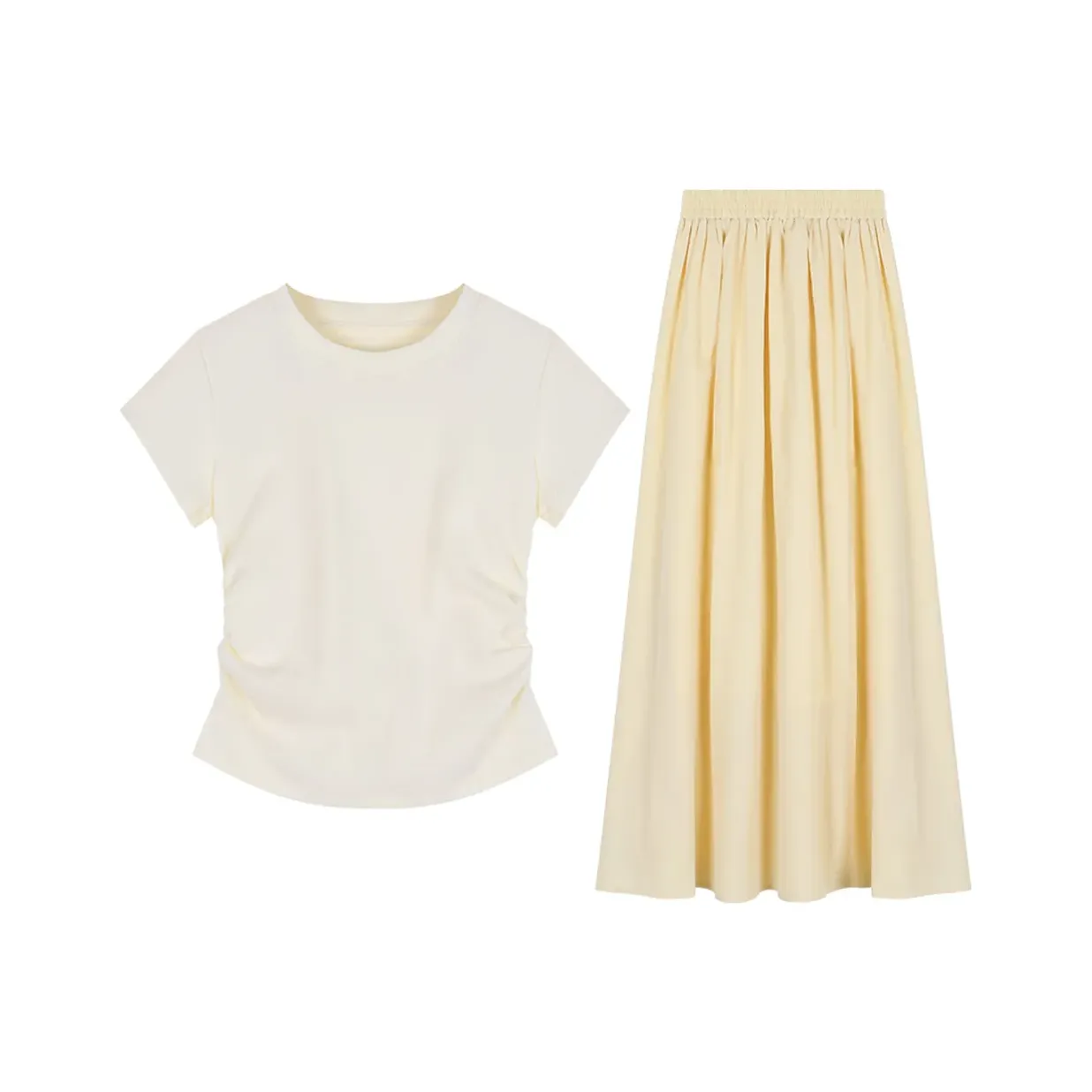 Local Gal Комплект с юбкой Женские Желтый