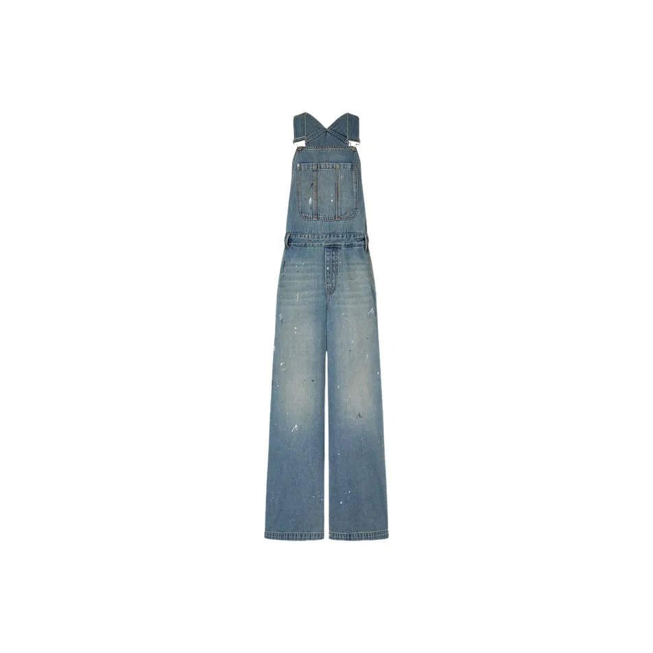 MOCO Overalls Women's Denim Blue