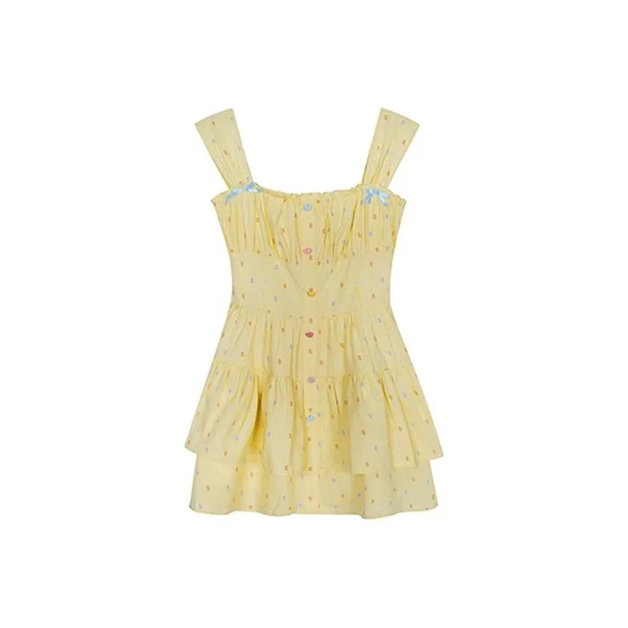 PZGE Желтые Женские Слиплатья