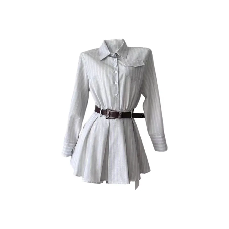 SYEEE WITH U Длинное платье с длинными рукавами женское