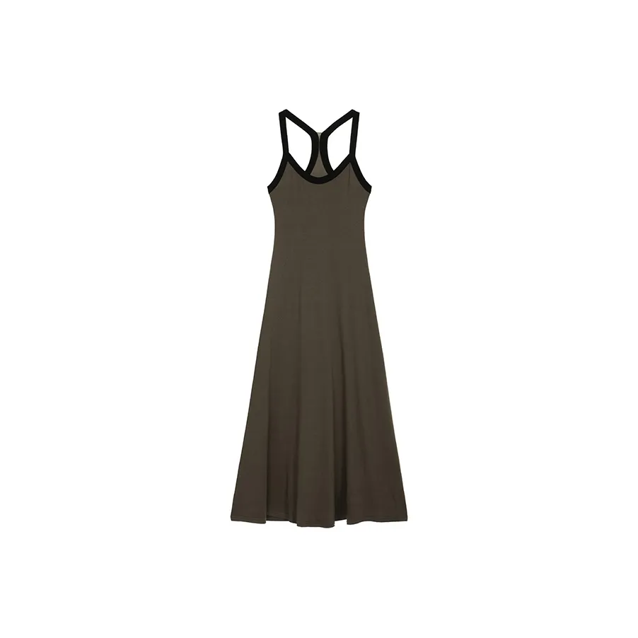 ABBY GODDESS Slip Dress Women's Brown