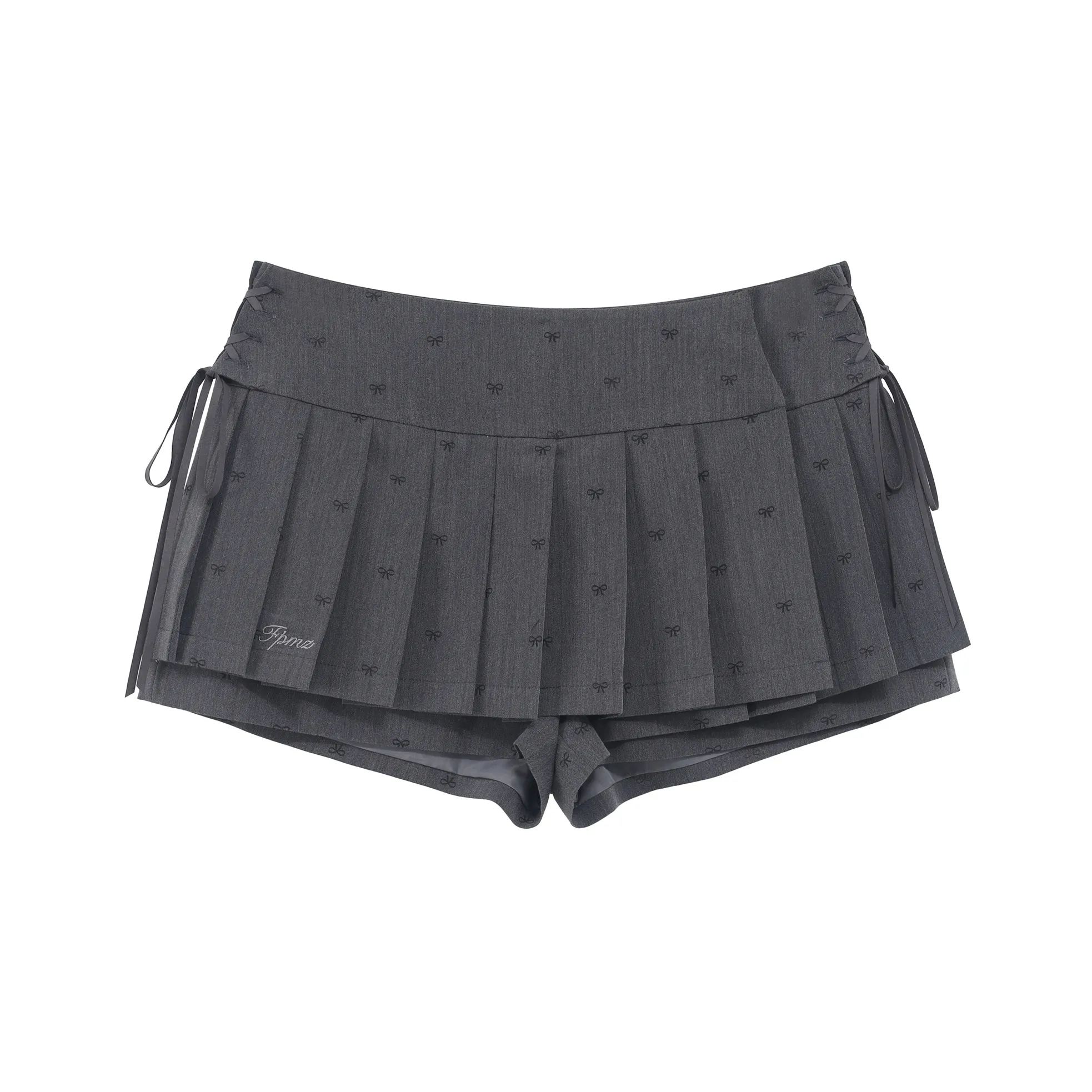 FPMZ Повседневные короткие юбки женские темно-серый