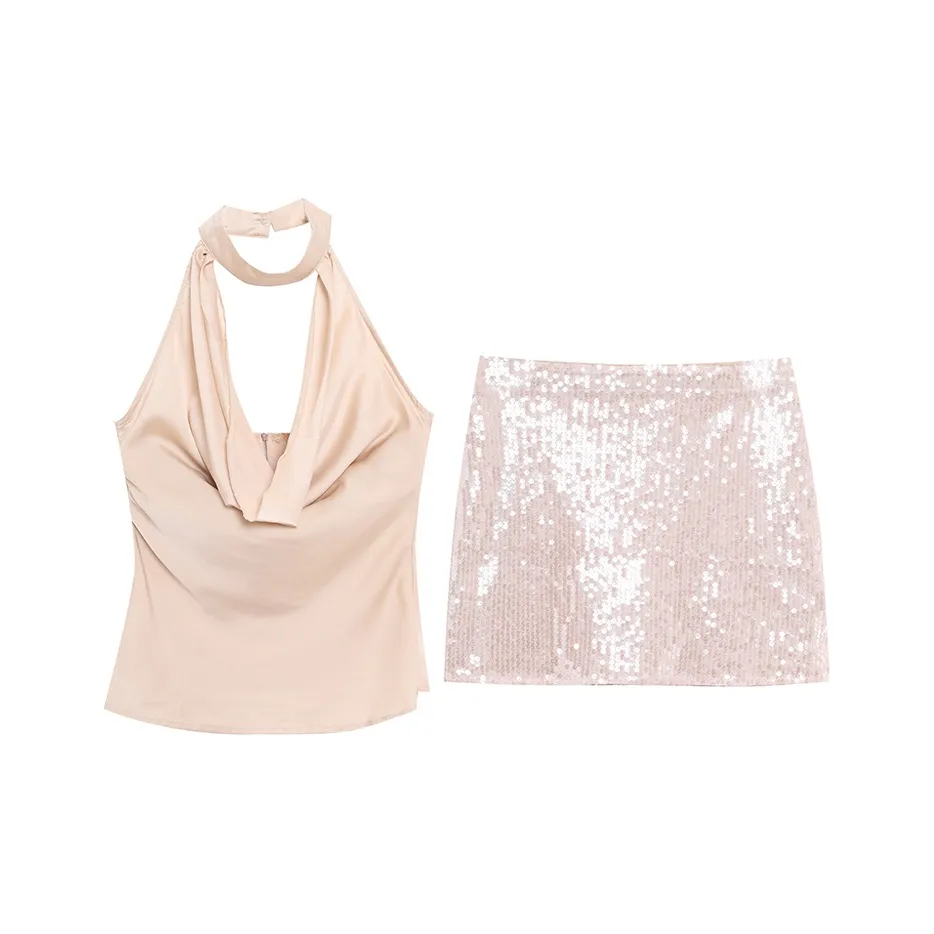 ZVJH Женские комплекты с юбкой