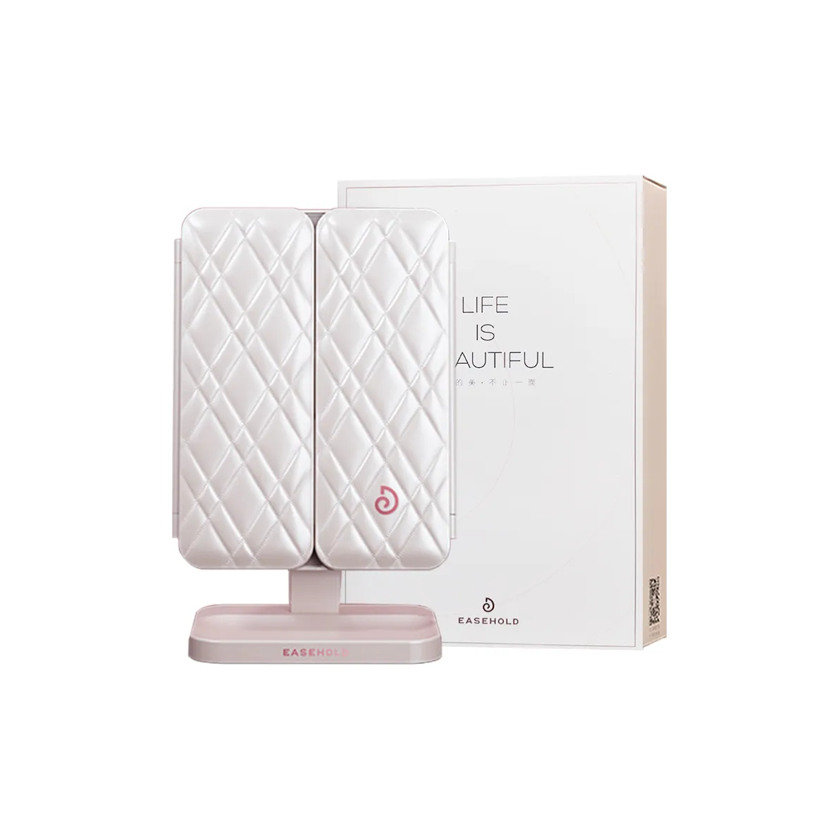 EASEHOLD LED Наполнительный свет CHANEL Inspired Ограниченная серия Домашний использование Трехсторонний складной Зеркало для макияжа инструмент для макияжа