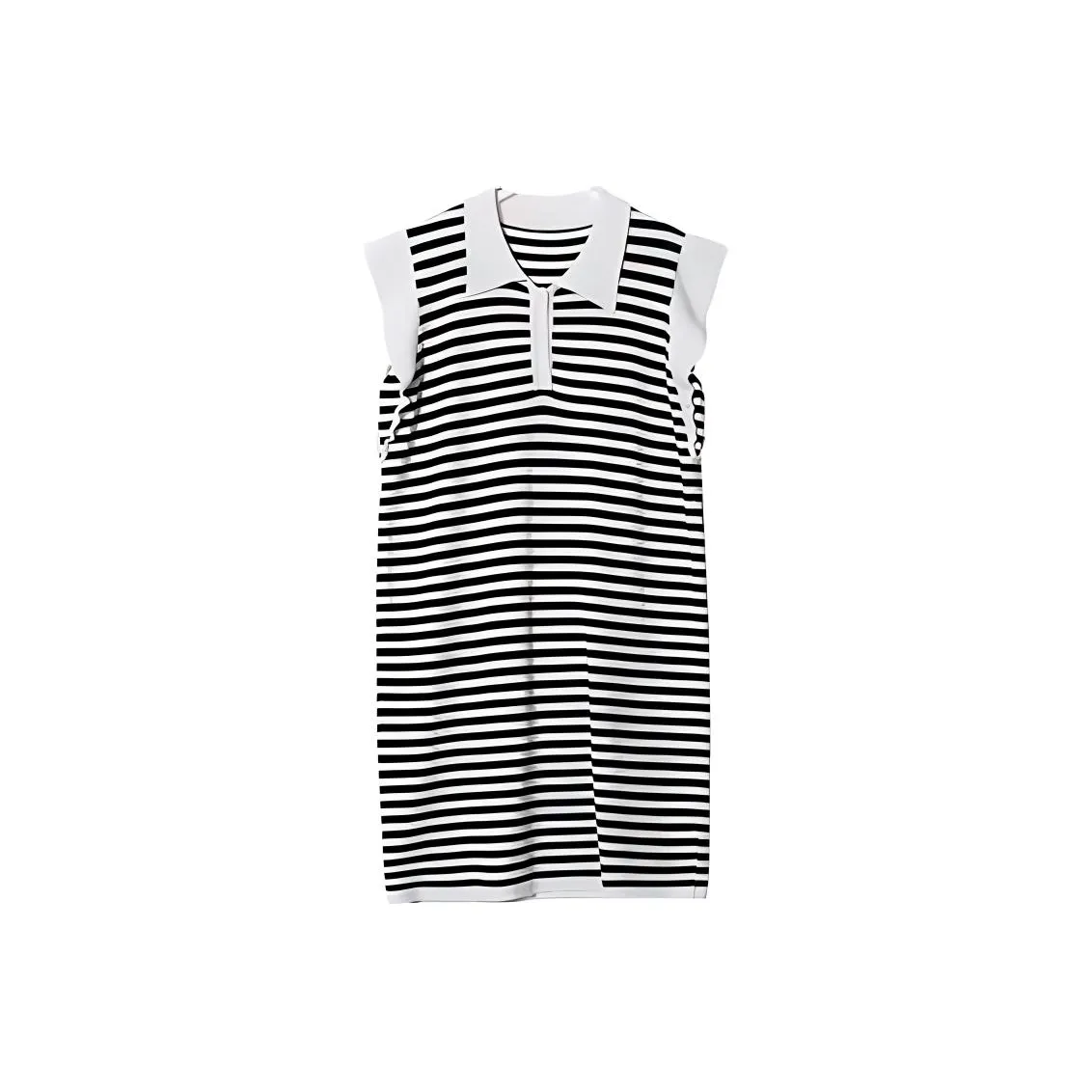 KEAB Sleeveless Dress Women's Black White Stripes