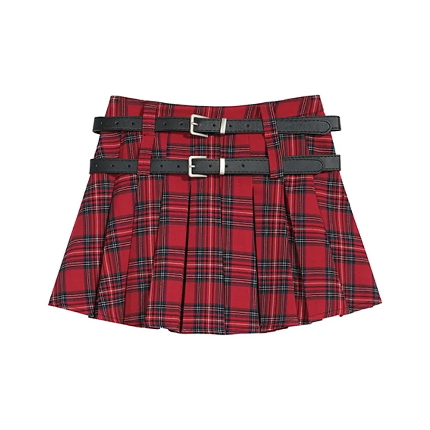 ETSE Повседневные короткие юбки Женские Red