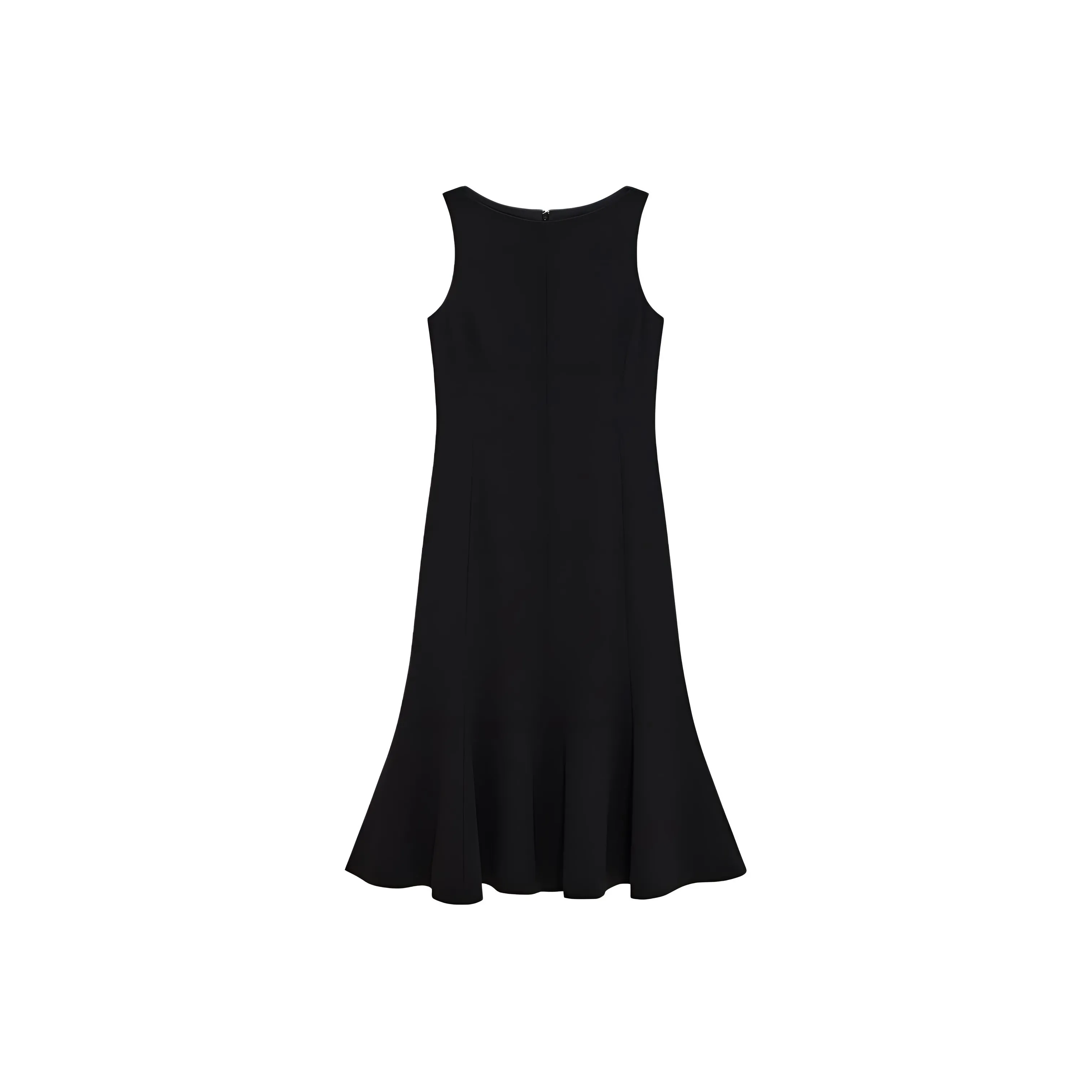 THEORY N Mermaid Flared Midi Dress