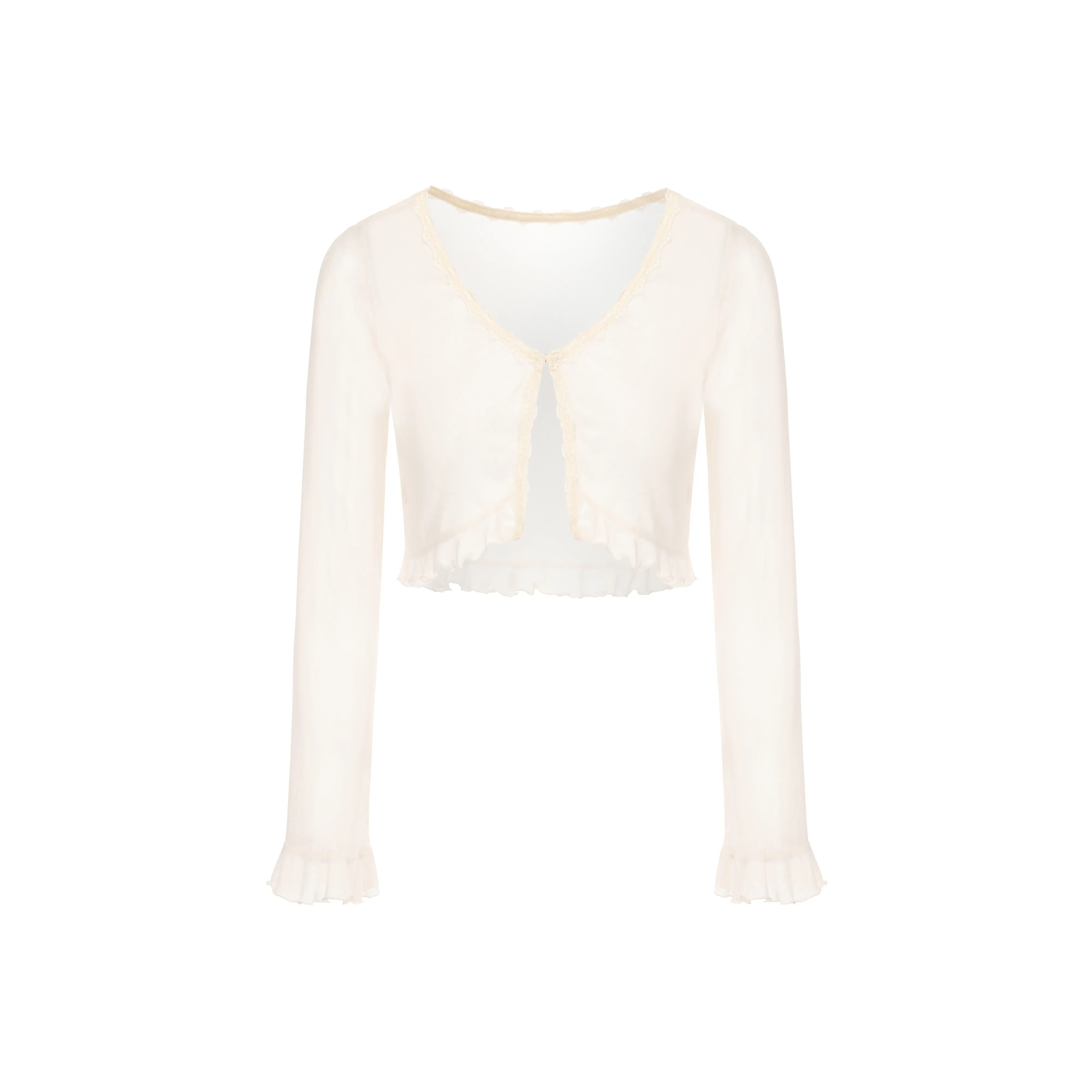 CHIWAWAMEME Прозрачный Бежевый Женские Слип-платья