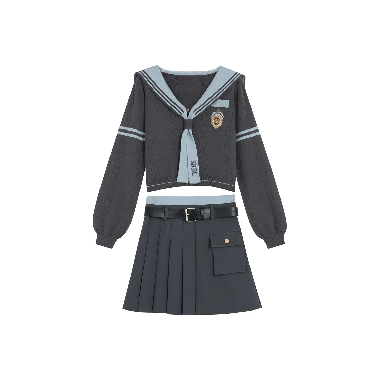 SNBL Two Piece Skirt Sets Women
s