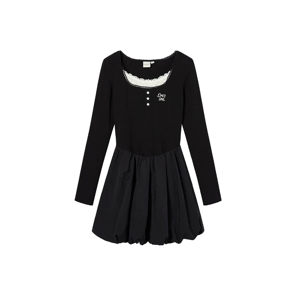 EPTISON WOMAN Длинное платье с длинными рукавами для женщин