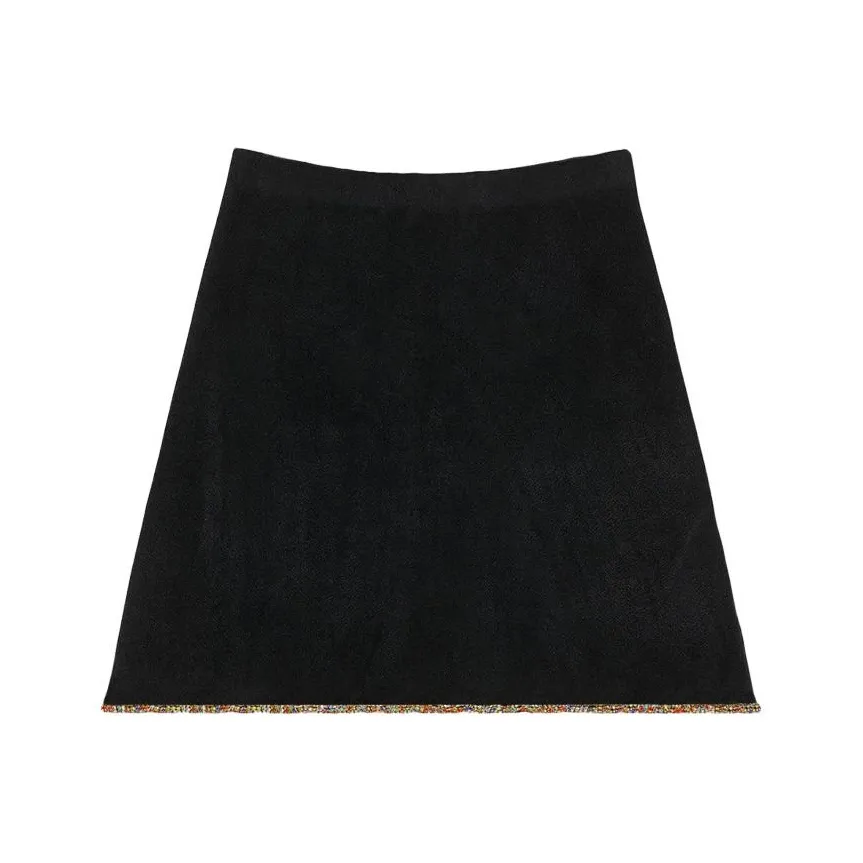 SANDRO Черные Женские Повседневные Короткие Юбки