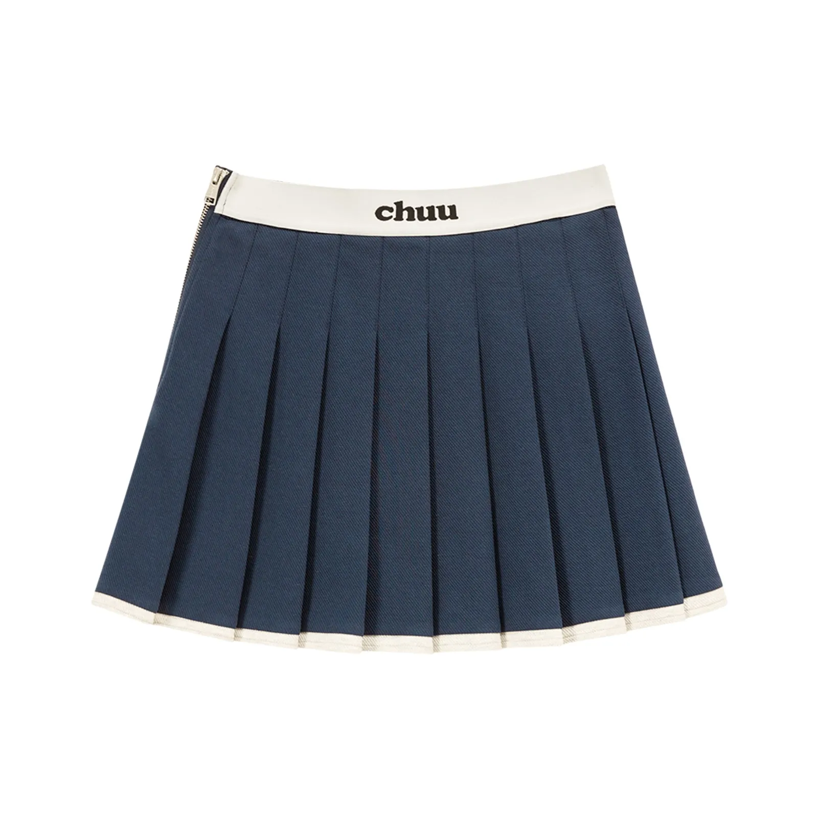 CHUU Короткая Юбка Женская Темно-Синяя