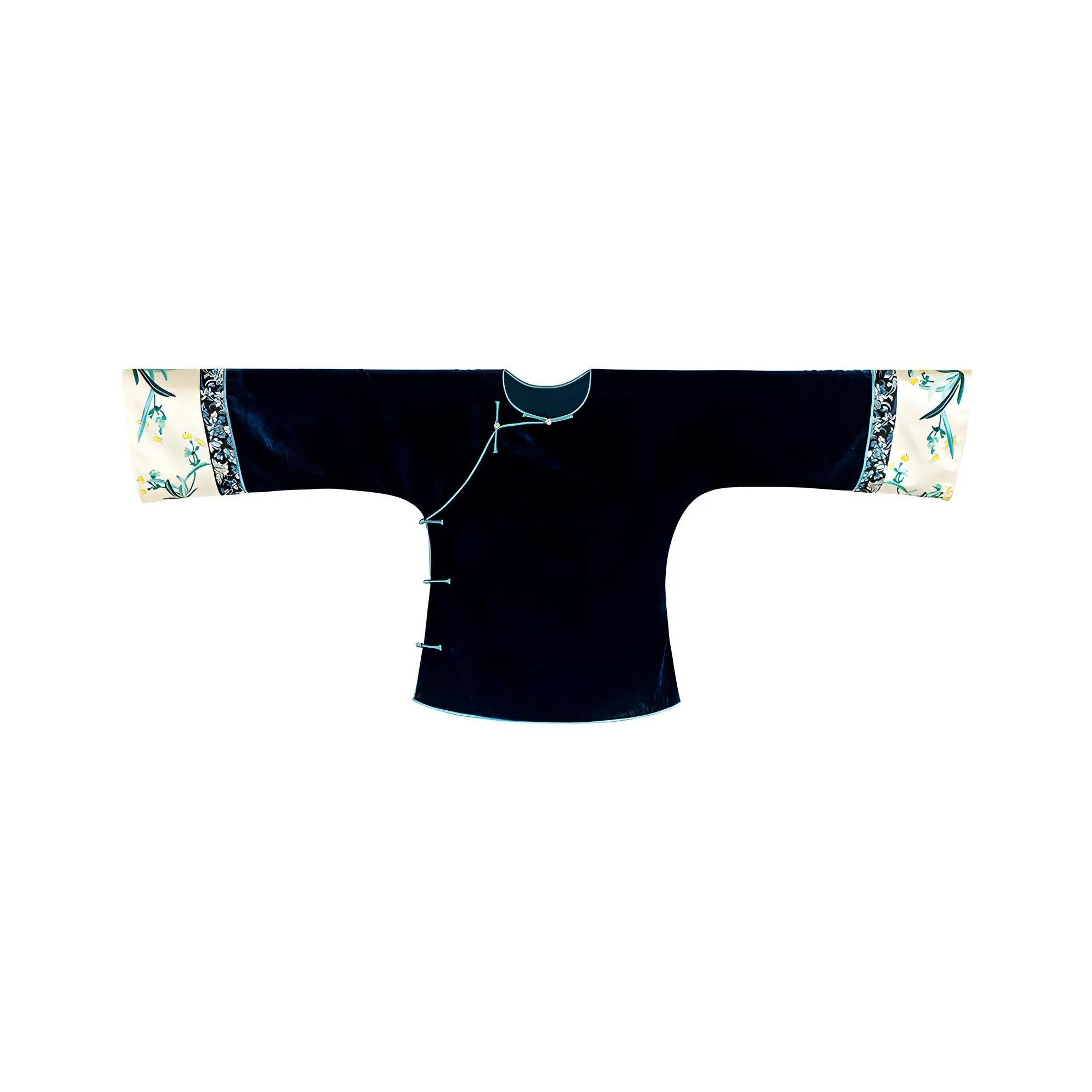 YICHENGFENGXU Повседневный костюм женский темно-синий велюр вышивка