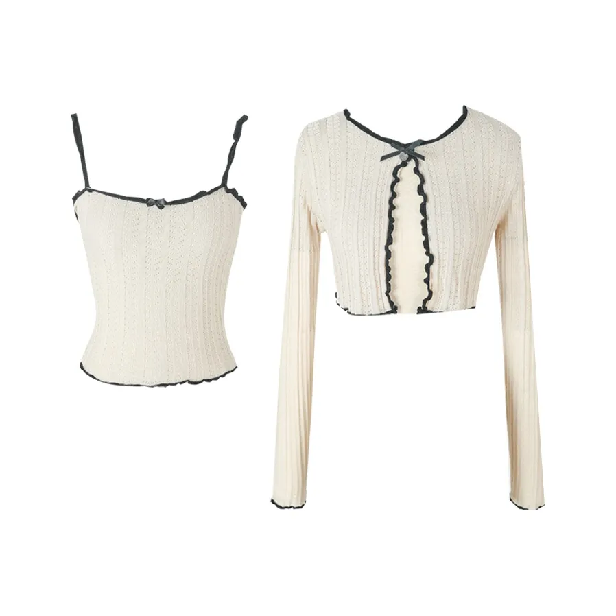 ACAINES Повседневный костюм женский бежевый абрикос