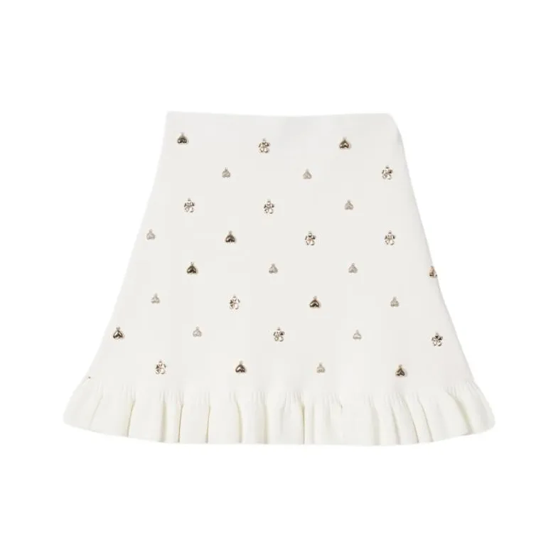 Sandro Повседневные короткие юбки Женские Белые