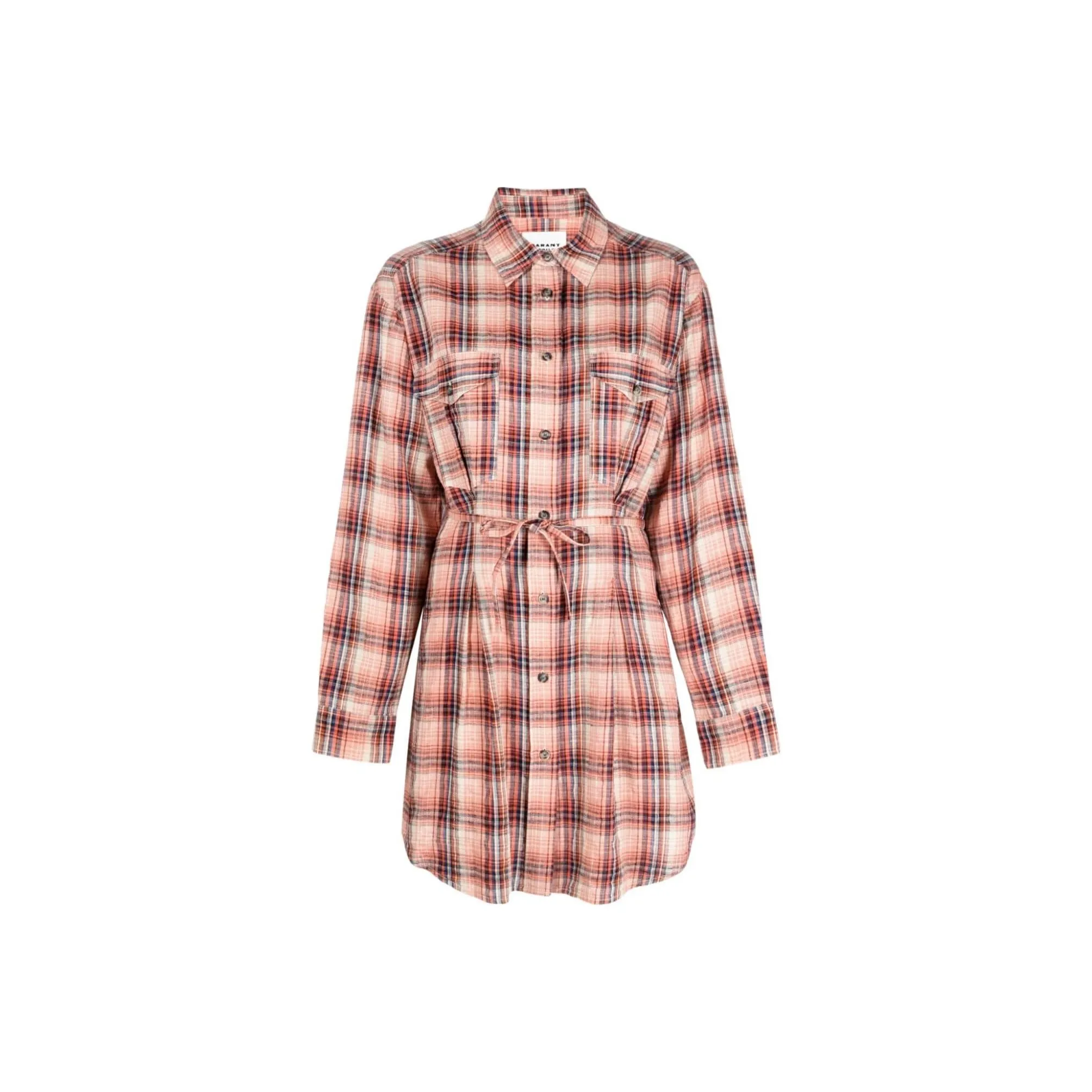 ISABEL MARANT ETOILE Long Sleeved Dress Women's Light Orange