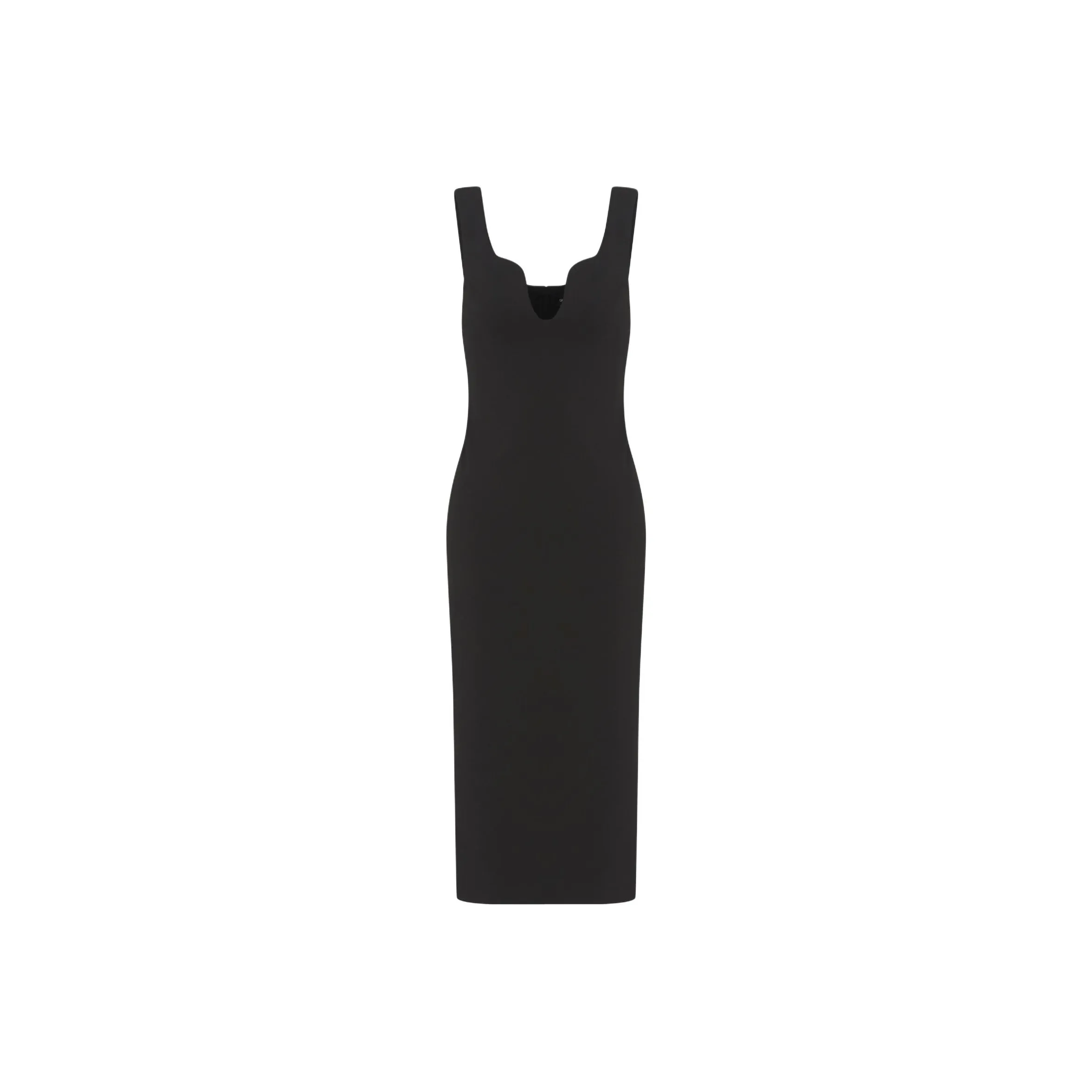 GIORGIO ARMANI U Neck Sleeveless Dress
